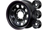 Motor Farm DAYTONA 16x5.5J Black/Red/Blue (4本セット)