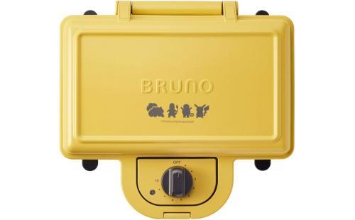 BRUNO ポケモン ホットサンドメーカー ダブル BOE132-YE