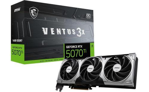 MSI RTX 5070 Ti 16G Ventus 3X OC