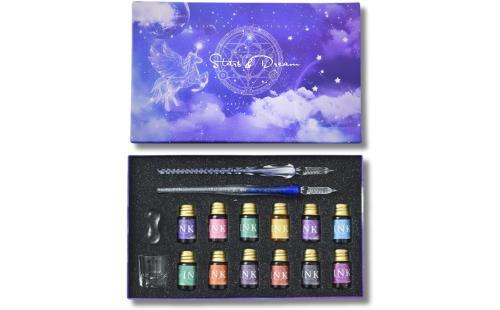 テグニング ガラスペン 12色セット