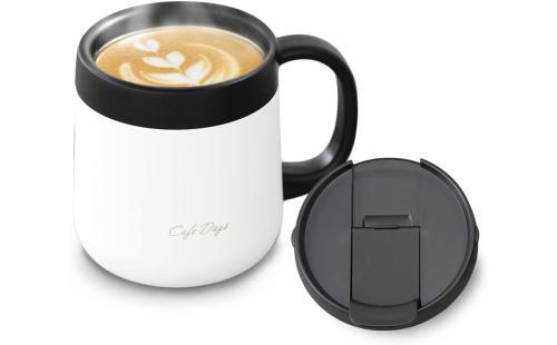 アイリスオーヤマ 真空断熱カップ 380ml ホワイト CD-2WT380
