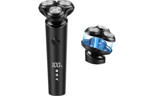 電動シェーバー 2段調髭剃り IPX7防水
