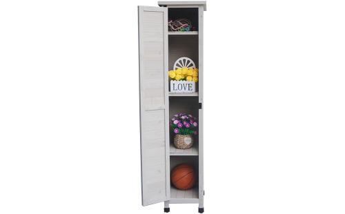 屋外物置 スリム ハイタイプ ドア付き 35*43*160cm