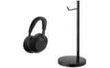 SONY WH-1000XM6 ヘッドホン + 山崎実業 ヘッドホンスタンド 2292