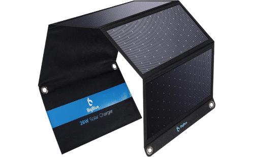 BigBlue 28W ソーラーパネルUSB充電器(B401D LG)