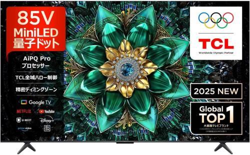 TCL 85V 4K MiniLED TV 85Q6C Google TV