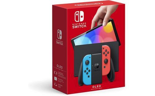 Nintendo Switch OLED Joy-Con Neon Blue/Red