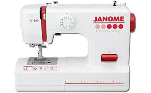 JANOME PJ-100 電動ミシン 赤