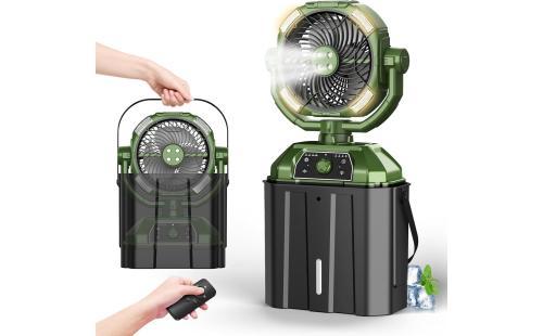 Amazon限定ブランド キャンプ扇風機ミストファン