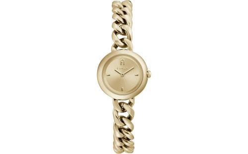 FURLA CHAIN ROUND ゴールド腕時計