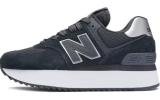 NBスニーカーWL574Z 574+ 厚底 レディース 24.0cm