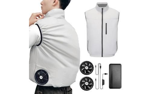 ZHICHUAN 空調作業服 20000mAhバッテリー付き
