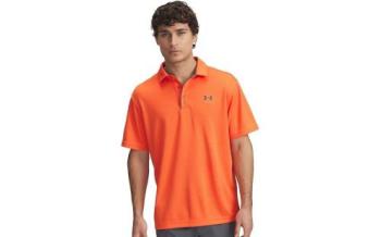 UA Tech Polo Fire Pitch Gray XL