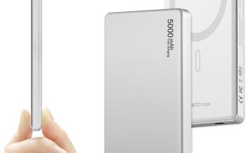モバイルバッテリー 5000mAh マグセーフ充電器