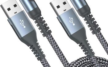 Sweguard USB C ケーブル L字 2本セット QuickCharge3.0対応
