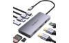 USB Cハブ 9-in-1アダプタ HDMI 2つ Dual Display