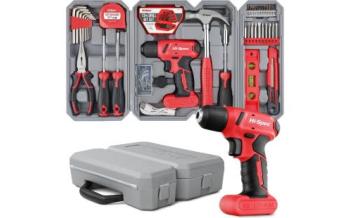 Hi-Spec 工具セット 58点 電動ドライバー付
