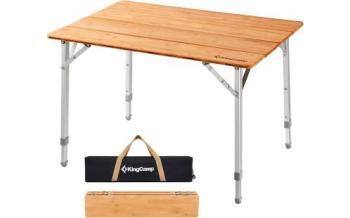 KingCamp バンブーテーブル 折畳み