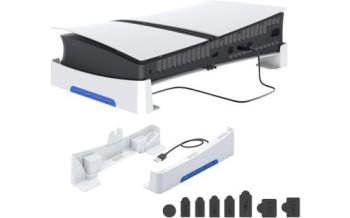 PhyiFlbey PS5 Slim横置きスタンド USB付