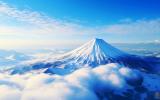 富士山,雲海