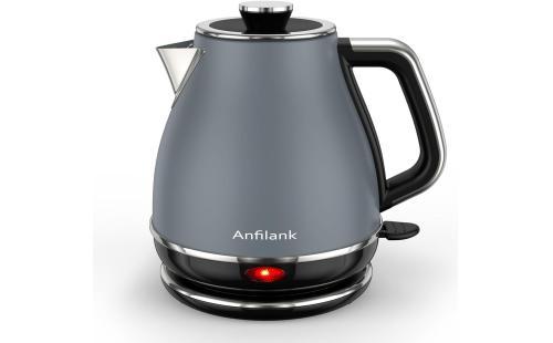 ANFILANK 電気ケトル 1.0L グレー