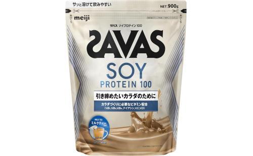 ザバス ソイプロテイン100 ミルクティー風味 900g