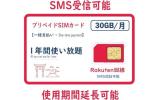 RAKUTENプリペイドSIM 30GB