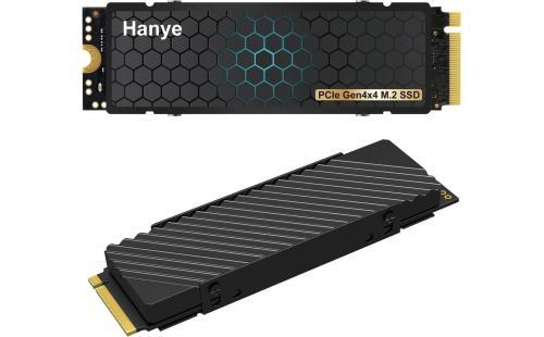 Hanye SSD 2TB PCIe Gen4x4 M.2 NVMe PS5対応