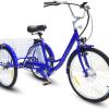 電動自転車 (150Kg) + バッテリー + 買い物かご,Blue