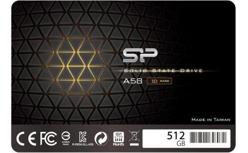 シリコンパワー512GB SSD A58