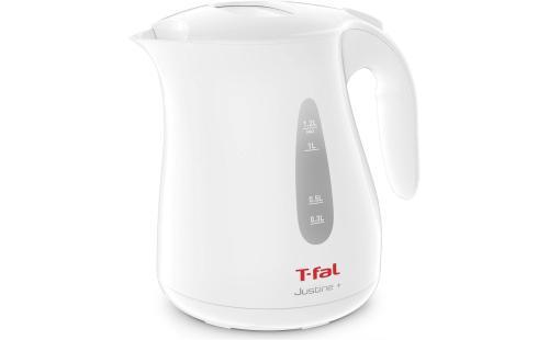 T-fal Electric Kettle 1.2L Justin Plus White KO4901JP